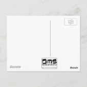 centrum van zuidelijk magnolia briefkaart (Achterkant)