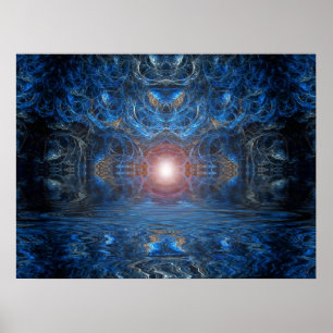 Centrumposter voor jezelf poster