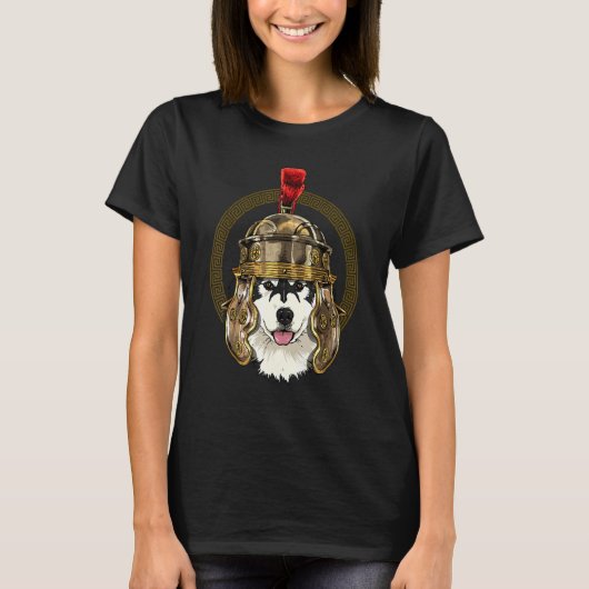 Centurion Alaskan Malamute Ancient Rome Roman Empi T-shirt (Voorkant)
