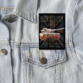 Centurion MK 5 MBT. Britse Main Battle Tank Button (Insitu)