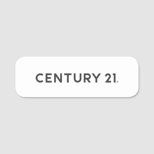 Century 21-naamtag naamplaatje (Voorkant)