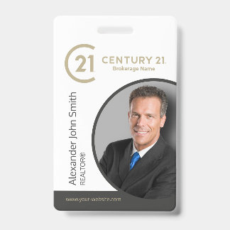 Century 21 Realtor ID-Kaart Badge
