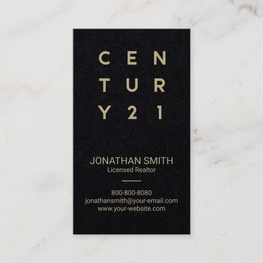 Century 21 Visitekaartje (Voorkant)