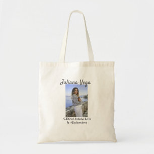 CEO bedrijfseigenaar meisje baas Instagram handvat Tote Bag
