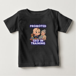 CEO-in-opleiding Baby T-shirt – Grappig Geschenk v