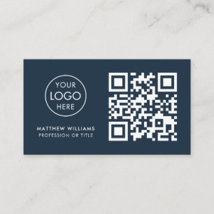 CEO Professional QR Code Logo Modern Visitekaartje