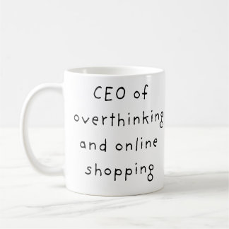 CEO van Overdenken Fun Ceramisch Koffiekopje Koffiemok