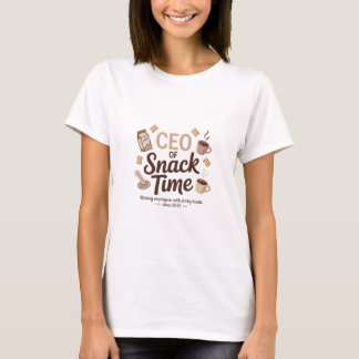 CEO van Snack Time Moeder Shirt – Grappig Moeder L