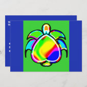 CEOFC1017 - Bloem van het leven Bedankkaart (Voorkant / Achterkant)