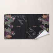 Cépages, Vins et bougies Serviettes de bain (Serviette à main)