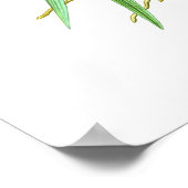 Cephalanthera rubra poster (Hoek)