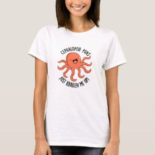 Cephalopod puns maakt me gek op grappige dierenwoo t-shirt