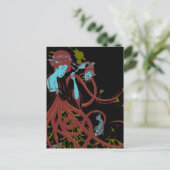 Cephalopod Sushi Briefkaart (Staand voorkant)