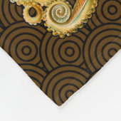 Cephalopoda octopus inktvis mariene Natuur Fleece Deken (Hoek)