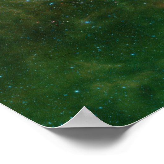 Cepheus B en C Green Nebula Poster (Hoek)