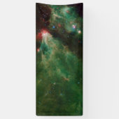 Cepheus B en C Green Nebula Spandoek (Verticaal)