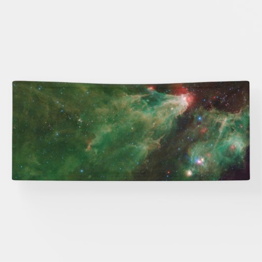 Cepheus B en C Green Nebula Spandoek (Horizontaal)