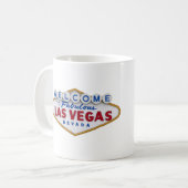 Ceramic coffee mug for Las Vegas coffee lovers (Devant gauche)