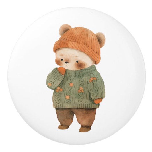 Ceramic Drawer Pull - Edgar Keramische Knop (Voorkant)