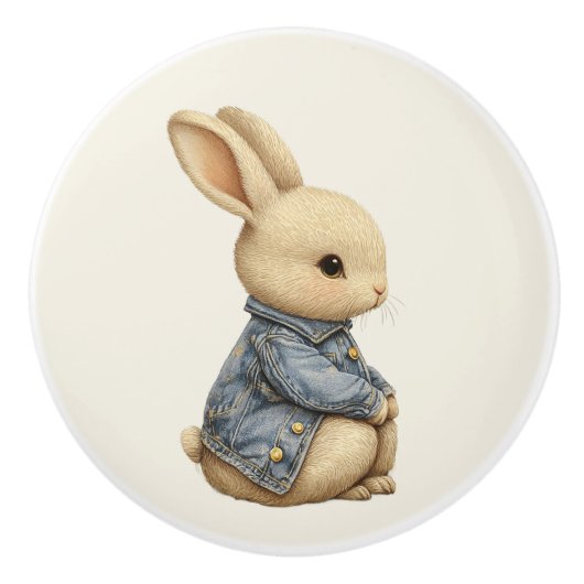 Ceramic Drawer Pull - Fleeting Daydream (B) Keramische Knop (Voorkant)