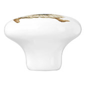 Ceramic Drawer Pull - Running Free no Background B Keramische Knop (Zijkant)