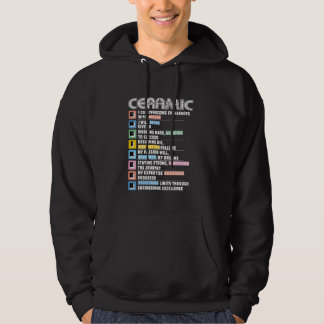 Ceramic Engineer Motivacional Hoodie