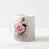 Ceramic Flower Mug Rose (Devant gauche)