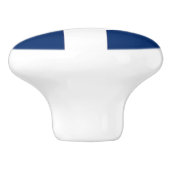 Ceramic knob pull. met vlag van Indianapolis, Vere Keramische Knop (Zijkant)