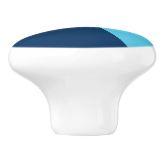 Ceramic knob pull with flag of Minnesota, USA Keramische Knop (Zijkant)