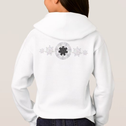 Ceramic lace black & snowflake (Achterkant)