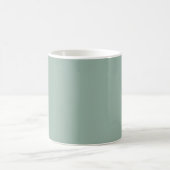 Ceramic Light Green Pastel Solid Color Mug (Centre)