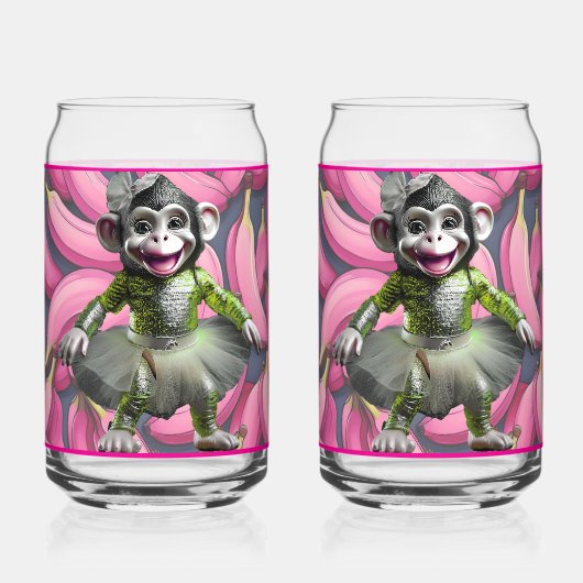 Ceramic Monkey Soda Glass (Verso)
