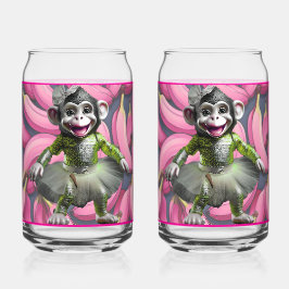 Ceramic Monkey Soda Glass Blikvorm Glas
