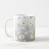 Ceramic mug, Daisy coffee mug, tea cup Koffiemok (Links)