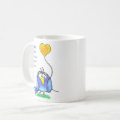 Ceramic Mug - Whimsical Bird with Saying (Devant gauche)