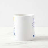 Ceramic Mug - Whimsical Bird with Saying Koffiemok (Center)