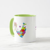 Ceramic Mug Whimsical Fairy (Devant gauche)