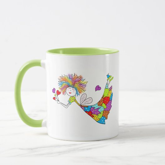 Ceramic Mug Whimsical Fairy Mok (Links)