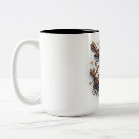Ceramic Mug With Birds (Gauche)