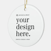 Ceramic Ornament | Design Upload Christmas Decor (Links)