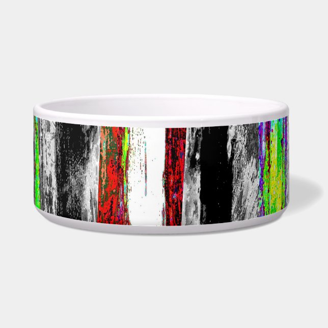 Ceramic Pet Bowl – Reflection Layers Voerbakje (Voorkant)