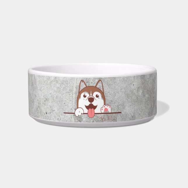 Ceramic pet bowl voerbakje (Voorkant)