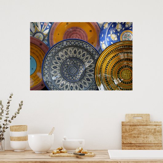 Ceramic Plates Poster (Keuken)