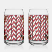 Ceramic Reindeer Soda Glass (Gauche)