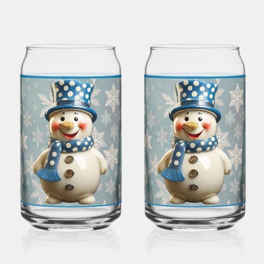 Ceramic Snowman Glass (Recto)