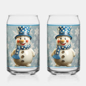 Ceramic Snowman Glass (Verso)