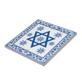 Ceramic Tile, Azulejo in het Portugees en Joods Tegeltje (Zijkant)