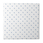 Ceramic Tile  Blue Stripe Square Tegeltje (Voorkant)