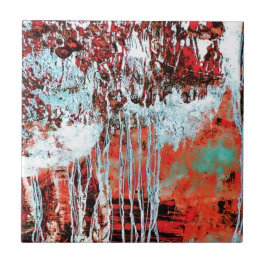 Ceramic Tile – Corrosion Pulse Tegeltje