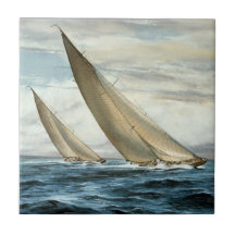 Ceramic Tile Nautical Coasters